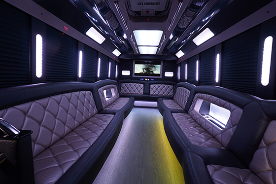 wide party bus rentals