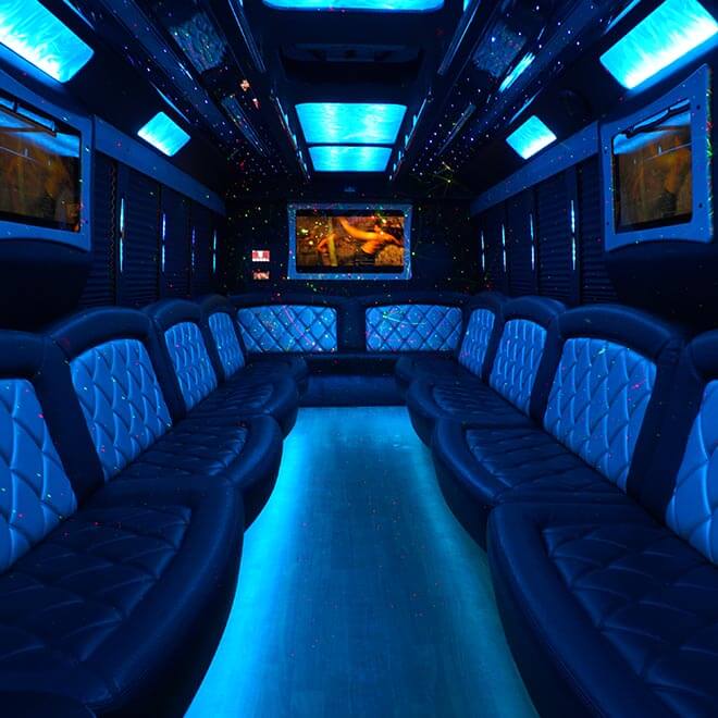 birthday party limo bus